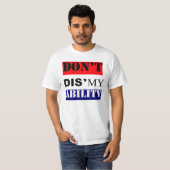 DIS'MY Ability Red-White-Blue niet T-shirt (Voorkant volledig)