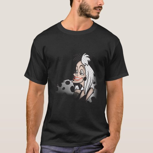 Disney101 Dalmaties Evil Cruella T-shirt (Voorkant)