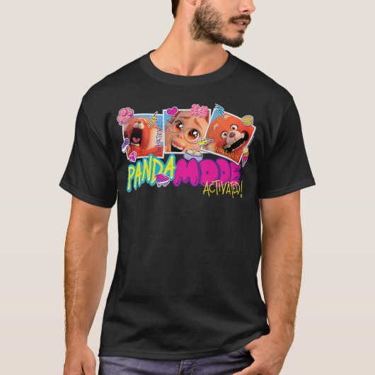 Disney and Pixar’s Turning Red Panda Mode Activate T-shirt (Voorkant)