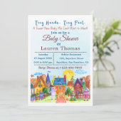 Disney Baby Shower Uitnodigingen (Staand voorkant)