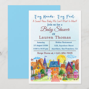 Disney Baby Shower Uitnodigingen