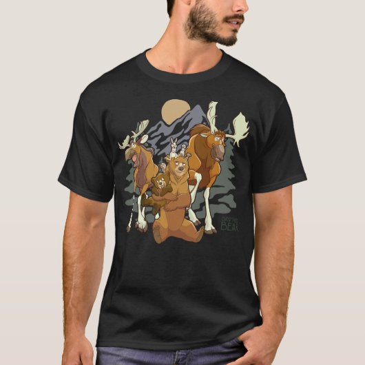 Disney Brother Bear Moose & Bear Midnight Mountain T-shirt (Voorkant)