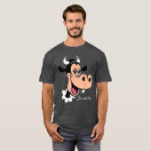 Disney Clarabelle Cow Big Face Retro Character Tri T-shirt (Voorkant volledig)