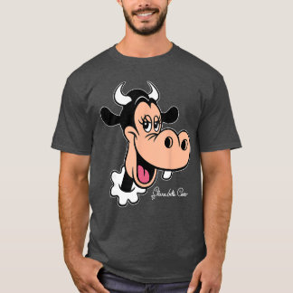 Disney Clarabelle Cow Big Face Retro Character Tri T-shirt
