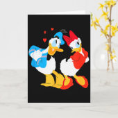 Disney Donald And Daisy Sweethearts Valentine’s Da Kaart (Gele Bloem)