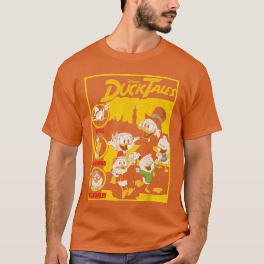 Disney DuckTales Comic Book Cover boy T-shirt (Voorkant)