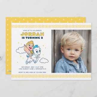 Disney Hercules Baby Birthday Photo Kaart