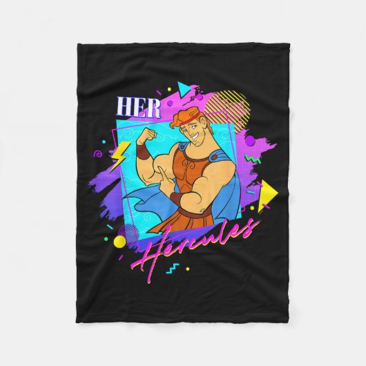 Disney Hercules Valentijnsdag Koppels Matching Haa Fleece Deken (Voorkant)