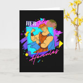 Disney Hercules Valentine’s Couples Matching Her H Kaart (Gele Bloem)