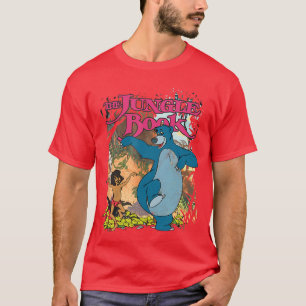 Disney Jungle Boek Mowgli Baloo Dansende Vrienden T-shirt