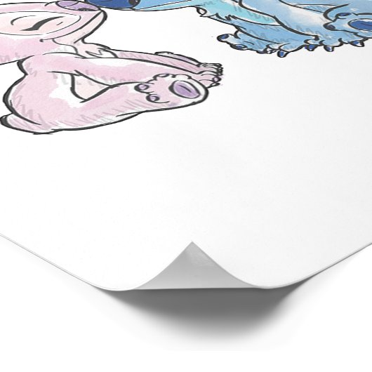 Disney Lilo &amp; Stitch Valentines Day Stitch &am Poster (Hoek)