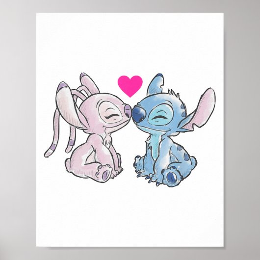 Disney Lilo & Stitch Valentines Day Stitch &am Poster (Voorkant)