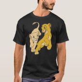 Disney Lion King Simba And Nala Playful Portrait T-shirt (Voorkant)