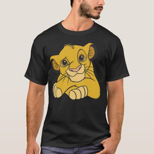 Disney Lion King Simba Casual Portrait T-shirt (Voorkant)