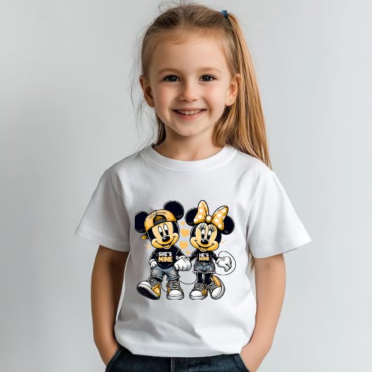 Disney Mickey en Minnie Mouse Koppelprint