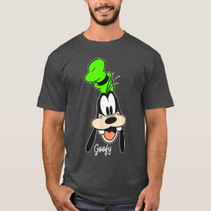 Disney Mickey En Vrienden Goofy Groot Gezicht Vint T-shirt