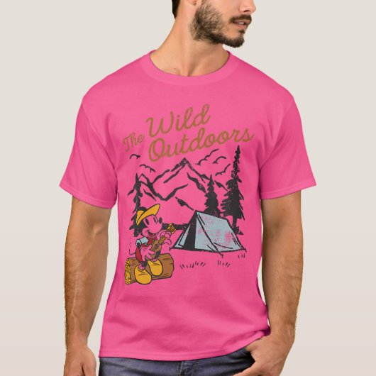 Disney Mickey en zijn vrienden The Wild Outdoors M T-shirt (Voorkant)