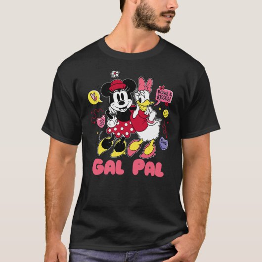 Disney Minnie Mouse and Daisy Duck Gal Pal Cute Re T-shirt (Voorkant)