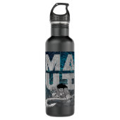 Disney Moana Maui Tattoo Style Letter Stack Portra Waterfles (Voorkant)