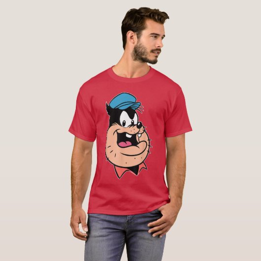 Disney Pete Big Face Retro Character Trip Matching T-shirt (Voorkant volledig)