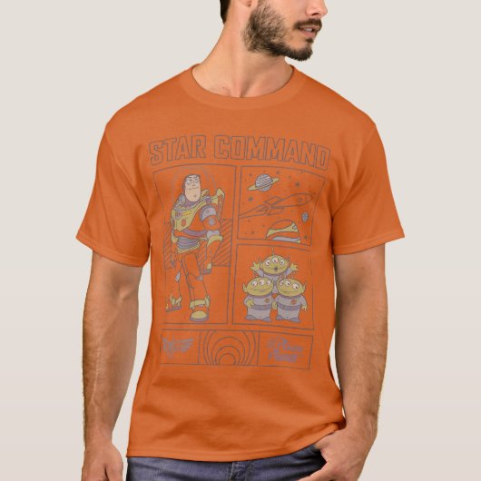 Disney Piaroy Verhaal Buzz Lightyear Star Command T-shirt (Voorkant)