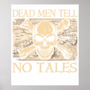 Disney Piraten Schedel Logo Premium T-Shirt Poster