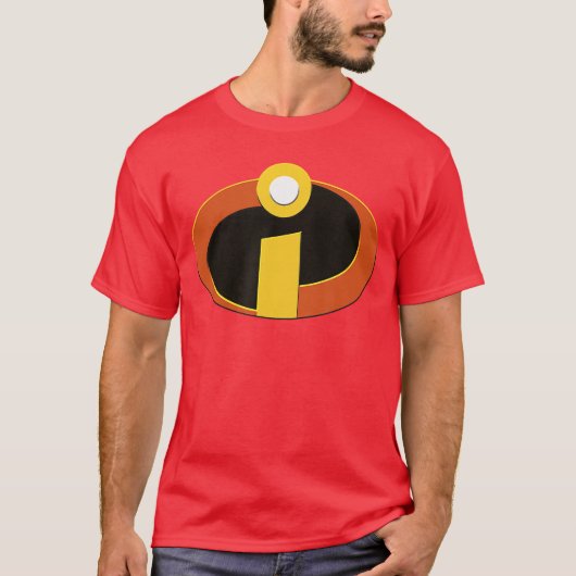 Disney Pixar Incredibles Logo Halloween Costume T-shirt (Voorkant)