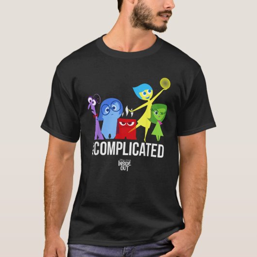 Disney Pixar Inside Out Complicated Emotions Group T-shirt (Voorkant)