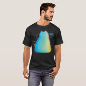 Disney Pixar Soul Cat Portrait Music Notes T-shirt (Voorkant volledig)