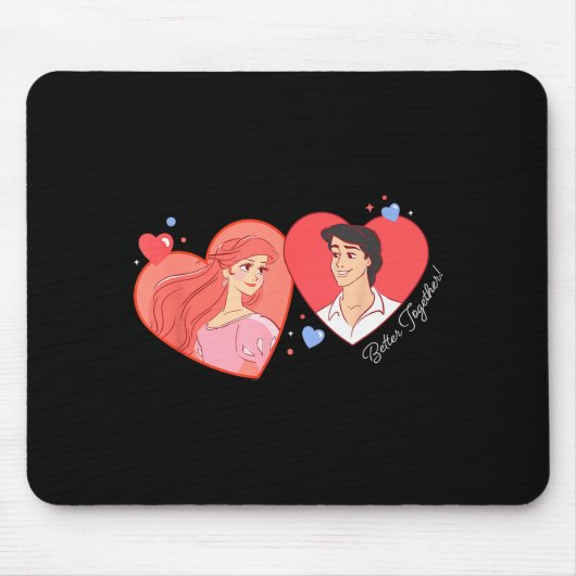 Disney Prinses Ariel & Eric Valentijnsdag B Muismat (Voorkant)