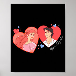 Disney Prinses Ariel & Eric Valentijnsdag B Poster