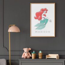 Disney Prinses Ariel Waterverf | Meisjes Nursery