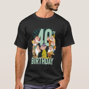 Disney Sneeuwwitje Dwergen Groepsfoto 40ste Verjaa T-shirt