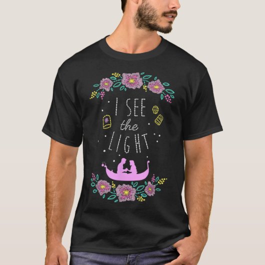 Disney Tangled zie ik de lichte stijl met de titel T-shirt (Voorkant)