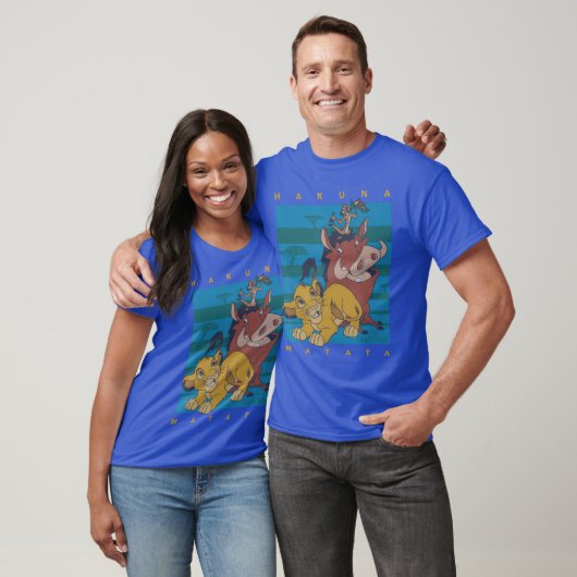Disney The Lion King Hakuna Matata Squad Retro T-shirt (Unisex)
