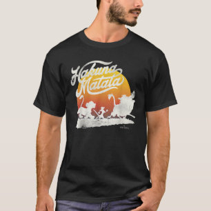 Disney The Lion King Hakuna Matata Zonsondergang M T-shirt