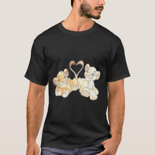 Disney The Lion King Simba en Nala harten Valenti T-shirt