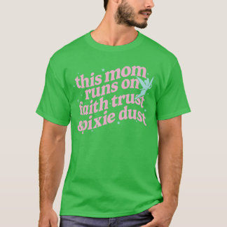 DisneyTinker Bell Moederdagzijn Moeder Loopt Op Ge T-shirt