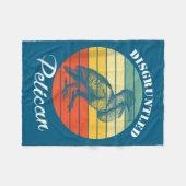 Disntled Pelican Funny Quote Tank Top  Fleece Deken (Voorkant (Horizontaal))