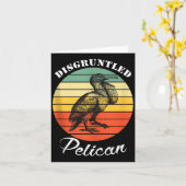 Disntled Pelican Funny Quote Tank Top Kaart (Gele Bloem)