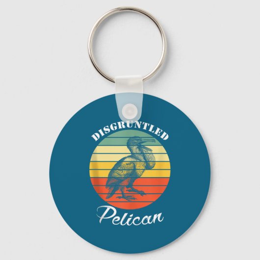 Disntled Pelican Funny Quote Tank Top  Sleutelhanger (Voorkant)