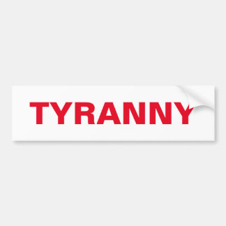 DISOBEY ALL COVID TYRANNY, Part 3 of 3 Bumpersticker