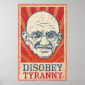 Disobey Tyranny Poster (Voorkant)