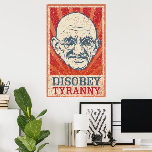 Disobey Tyranny Poster (Thuiskantoor)