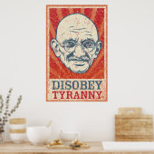 Disobey Tyranny Poster (Keuken)