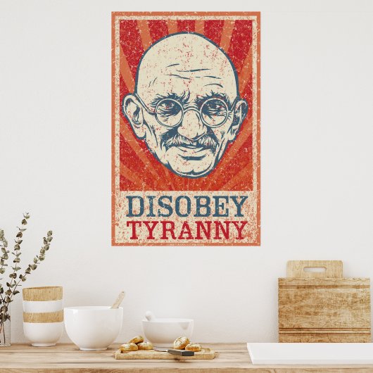 Disobey Tyranny Poster (Keuken)