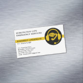 Dispatcher 911 Emergency Custom Professional Logo Magnetisch Visitekaartje (Voorbeeld)