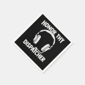 Dispatcher 911 Thin Gold Yellow Line Servet (Hoek)