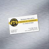 Dispatcher aangepaste moderne hulpdiensten 911 magnetisch visitekaartje (Voorbeeld)