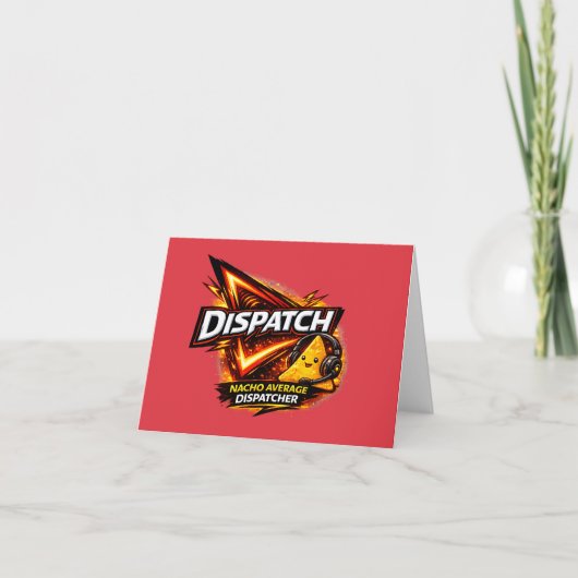 Dispatcher  bedankkaart (Voorkant)